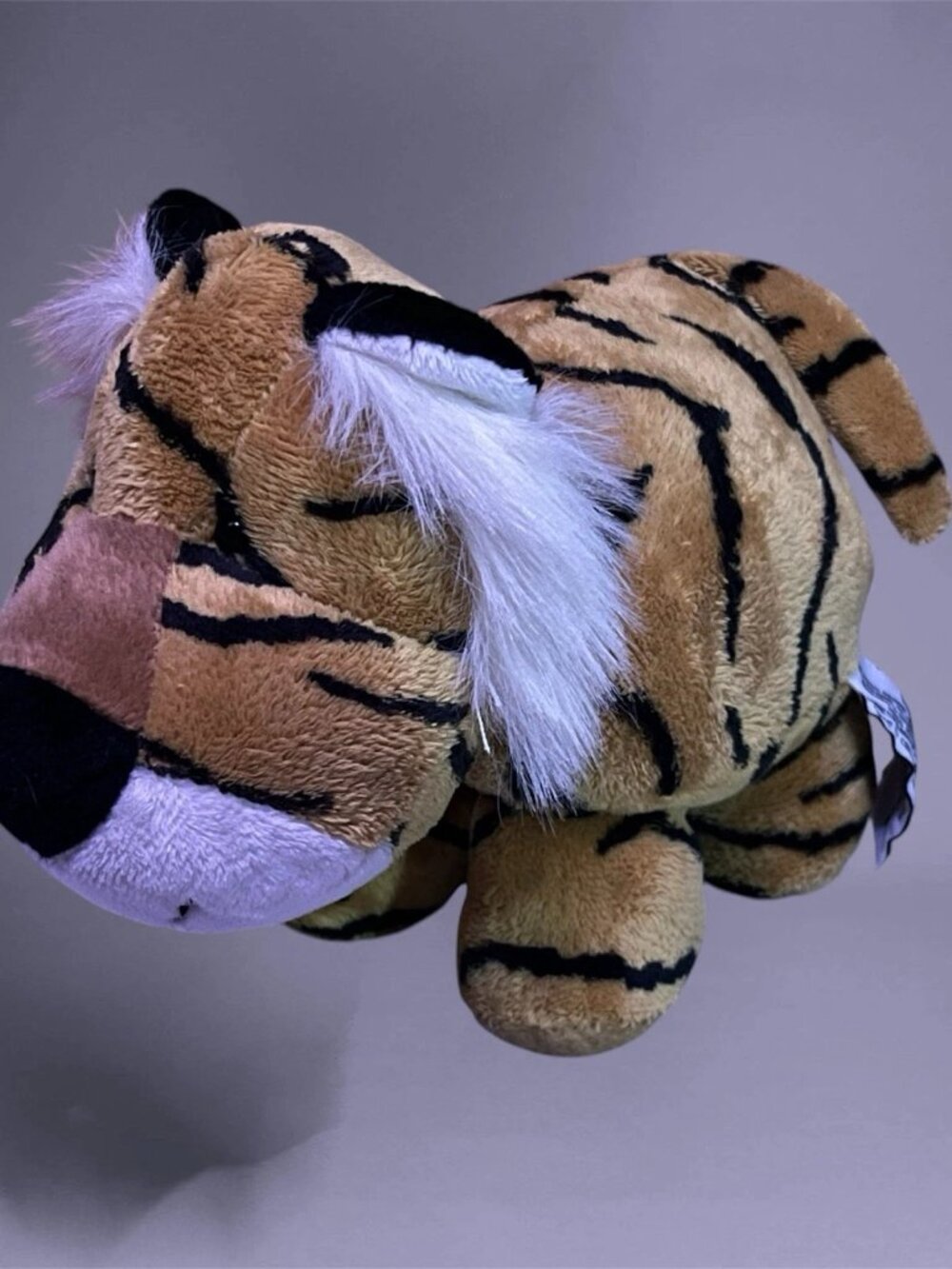 Vintage Russ Berrie & Co. Bengal Tiger 8" Plush Soft Chubby Zoo Safari